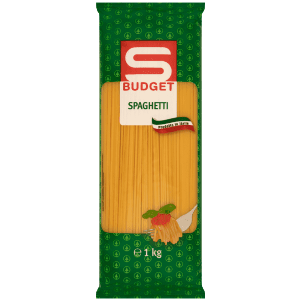 SBUDGET SPAGHETTI DURUM TÉSZTA 1KG Élelmiszer házhozszállítás Cegléd